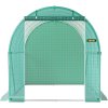 Tunelový skleník 4.5×2×2 m / 15×7×7 ft s pozinkovanými oblúkmi