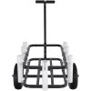 Plážový rybársky vozík, nosnosť 200 lbs, 2×11" kolesá, 7 držiakov