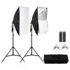 Softbox set 50×70 cm 45W 3000-6500K led žiarovky pre foto a video