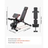 Lavička nastaviteľná 800lbs, s biceps opierkou a nožným extenzorom