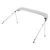 Bimini strecha 3 oblúky 600D polyester hliníkový rám 6'L×54"-60"×46"H