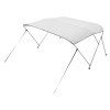 Bimini strecha 3 oblúky 600D polyester hliníkový rám 6'L×54"-60"×46"H