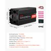 Menič 12V na 230V 4000W čistý sínus, diaľk. ovl., 2 ac, 2 usb, type‑c