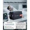Menič napätia 12V na 230V 3500W čistá sínusová, lcd, 2×ac, usb, usb-c