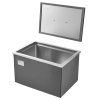 Vstavaný chladiaci box na ľad 508×355×306 mm, 30L, nerez, s odtokom