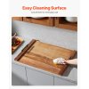 Kryt sporáka a krájacia doska z akáciového dreva, s rukoväťami