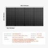 Kovový pegboard panel nástenný 24"×12" 4 ks čierny s príslušenstvom