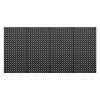 Kovový pegboard panel nástenný 24"×12" 4 ks čierny s príslušenstvom