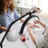 Lampa na nechty 20 W s klipom, držiakom telefónu a nastaviteľným jasom