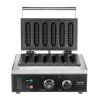 Vafľovač na tyčinky 6PCS 1500W nepriľnavý, regulácia teploty a času