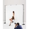 Stojan na pozadie 8.5×10 ft nastaviteľný prenosný 7 priečok pre foto