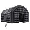 Nafukovací párty stan 5.4×5×4.2 m, 680 W ventilátor, 2 okná.
