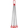 Reťazový zdvihací záves 4-nohý 2 m×8 mm, nosnosť 4 t, oceľové nohy