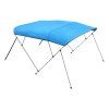 Bimini strecha 600D polyester hliníkový rám vodotesná, 96"×79"-84"×54"