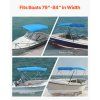 Bimini strecha 600D polyester hliníkový rám vodotesná, 96"×79"-84"×54"