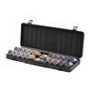 Poker set 500 ks, 14 g žetóny, kufrík, karty a kocky pre Texas hold'em