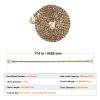 Viazací reťaz 5/16" × 14.2' s čapovými hákmi, nosnosť 4900 lbs
