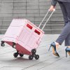 Skladací vozík 65 l, schodiskové a 360° kolieska, telesk. rúčka