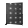 Stolný pegboard stojan na príslušenstvo 43×33 cm, oceľ, 4 ks, čierny