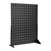 Stolný pegboard stojan na príslušenstvo 43×33 cm, oceľ, 4 ks, čierny