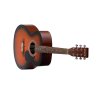 Akustická dreadnought gitara 40 in / 1016 mm, set s púzdrom sunburst