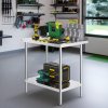 Nerezový pracovný stôl 24×36×36 inch s nastaviteľnou výškou pre bar