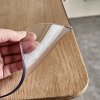 Ochranný priehľadný PVC obdĺžnikový obrus na stôl 96×46" 2 mm hrubý