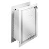 Dvierka pre zvieratá 14.25"×21.1" kovový rám, 3-klapový so zámkom