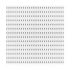 Plastový pegboard set 11"×11" 4 panely, príslušenstvo, biela