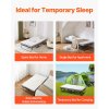 Skladacia posteľ 38 in × 75 in, matrac 5 in, kovový rám, pamäťová pena