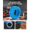 Sada potrubia pre stlačený vzduch 100FT×3/4" hdpe–hliník, modrá