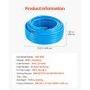 Sada potrubia pre stlačený vzduch 100FT×3/4" hdpe–hliník, modrá