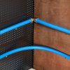 Sada potrubia pre stlačený vzduch 100FT×3/4" hdpe–hliník, modrá