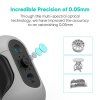 3DMakerpro Mole Standard 3D Scanner, 0.05mm Accuracy, 0.1mm Resolution, 150-400mm Work Distance, with Multi-Spectral Technology, Support Facial Scanning