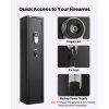 Skriňa na dlhé zbrane, biometria, digitálny kód, led, police