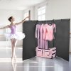 Tanečná taška 736.6 mm, kolieska, usb, nastaviteľný vešiak, ružová
