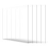 Plexisklové dosky 5 ks 24×36 inch 0.04 inch priehľadné flexibilné