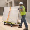 Vozík na sadrokartón 816 kg, oceľový, skladací, 4 otočné kolieska