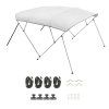 Bimini strecha na čln 600D polyester, hliníkový rám 96"×(73"-78")×54"H