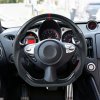 Volant pre 2008–2020 370Z, karbónová vložka, tvar d, kožený grip