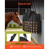 Vreco na seno pre kone 55×18.5×64 cm, otvory 46×46 mm, nylon/pvc