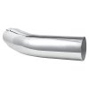 Zahnutá výfuková koncovka 101.6/127 mm, dĺžka 584 mm, chróm, objímka