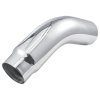 Výfuková koncovka 127/152,4/584 mm, chróm, s upínacou objímkou