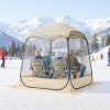 Priehľadný bublinový stan 1.6×1.6 m pre 2–4 osoby, vodotesný