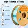 ERYONE High Speed Translucent Gradient Multi-Color PETG Filament, 1kg - Light Blue & Transparent