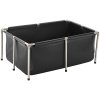 Skladacia pvc nádrž 126.8 Gal, obdĺžniková, s rámom a ventilom