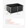 Skladacia pvc nádrž 126.8 Gal, obdĺžniková, s rámom a ventilom