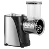 Elektrický krájač a strúhač zeleniny a syra, 250W, 5 nástavcov, nerez