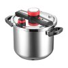Tlakový hrniec 11.3L nerez s tvrdeným sklom, rošt, 3 tlaky, 100 kPa
