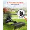 Prívesný prevzdušňovač trávnika 1525 mm, 32 hrotov, 3-bodové uchytenie